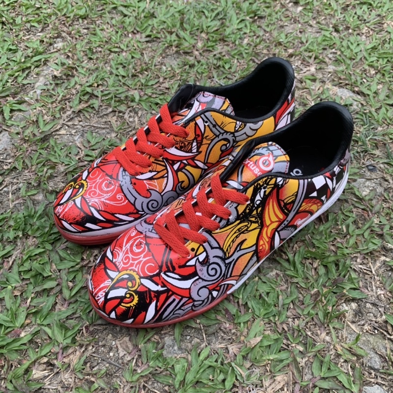 Sepatu Futsal Ortuseight Ori Pandawa Bima Nakula Sadewa Yudistira - Merah