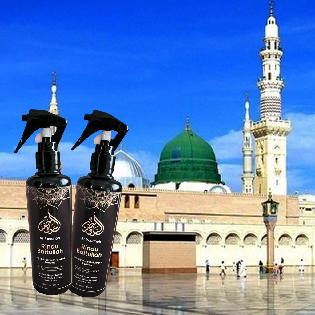 Parfum Rindu Baitullah Parfum Rindu Kabah Aroma Masjid Nabawi (Roudhoh) 250ml