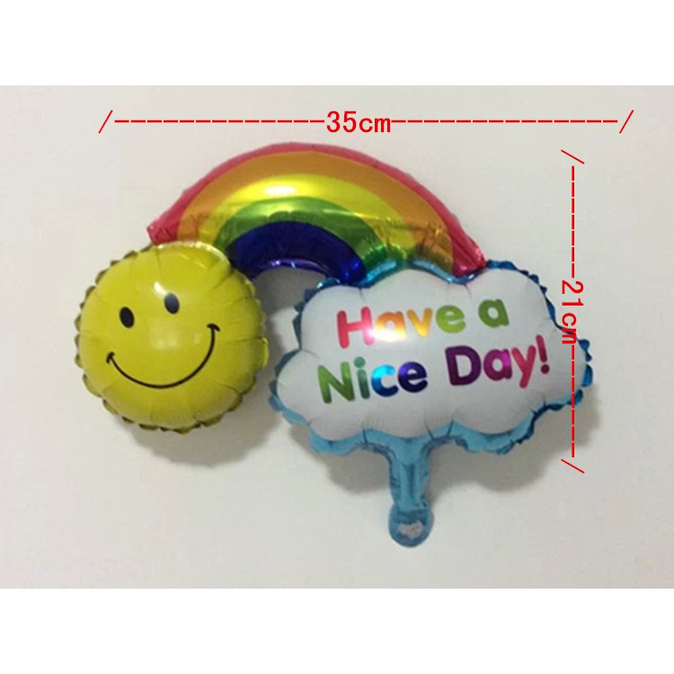 balon foil pelangi rainbow have a nice day (3J3) hbl012