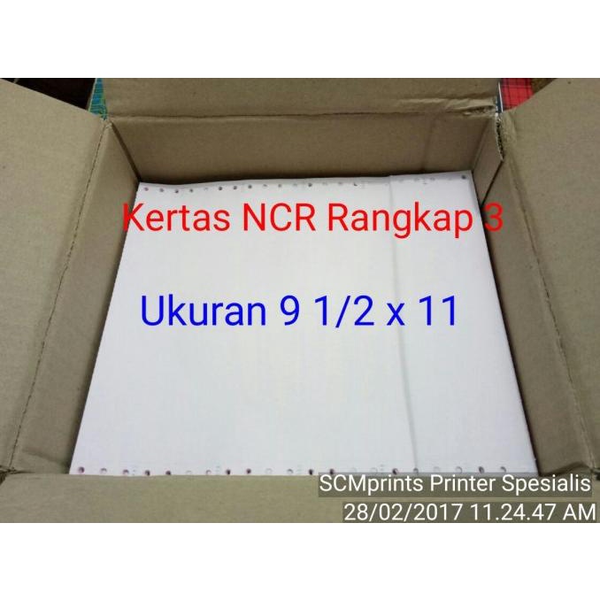 

Kertas NCR Rangkap 3 untuk Invoice / Countinius Form / NCR Paper 3 Ply KERTAS HVS