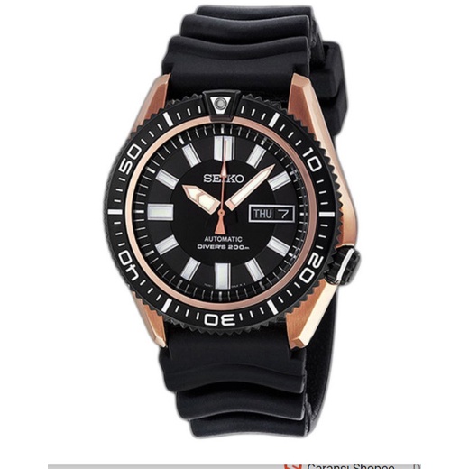 Seiko SKZ330K1 Divers Stargate Automatic Black Rose Gold