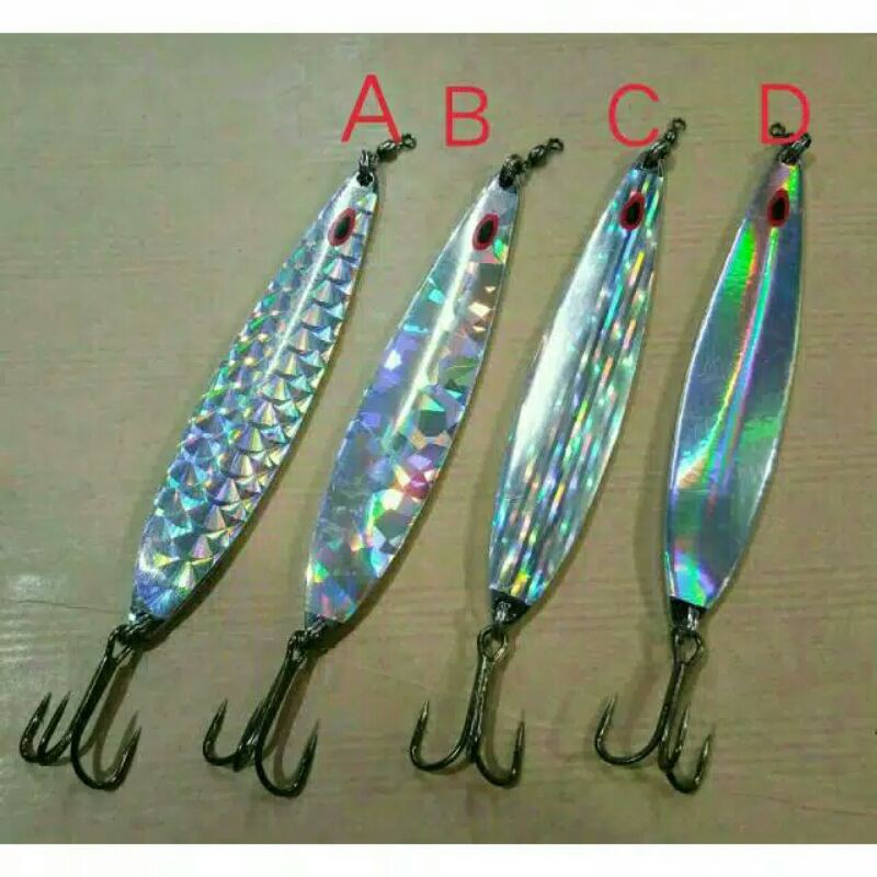 Spoon speedy Terlaris 40gr umpan tengiri terlaris. Komplit + split ring.