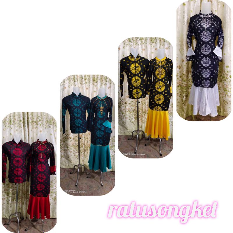 GAMIS DUYUNG JUMPUTAN PALEMBANG-BAJU COUPLE PALEMBANG
