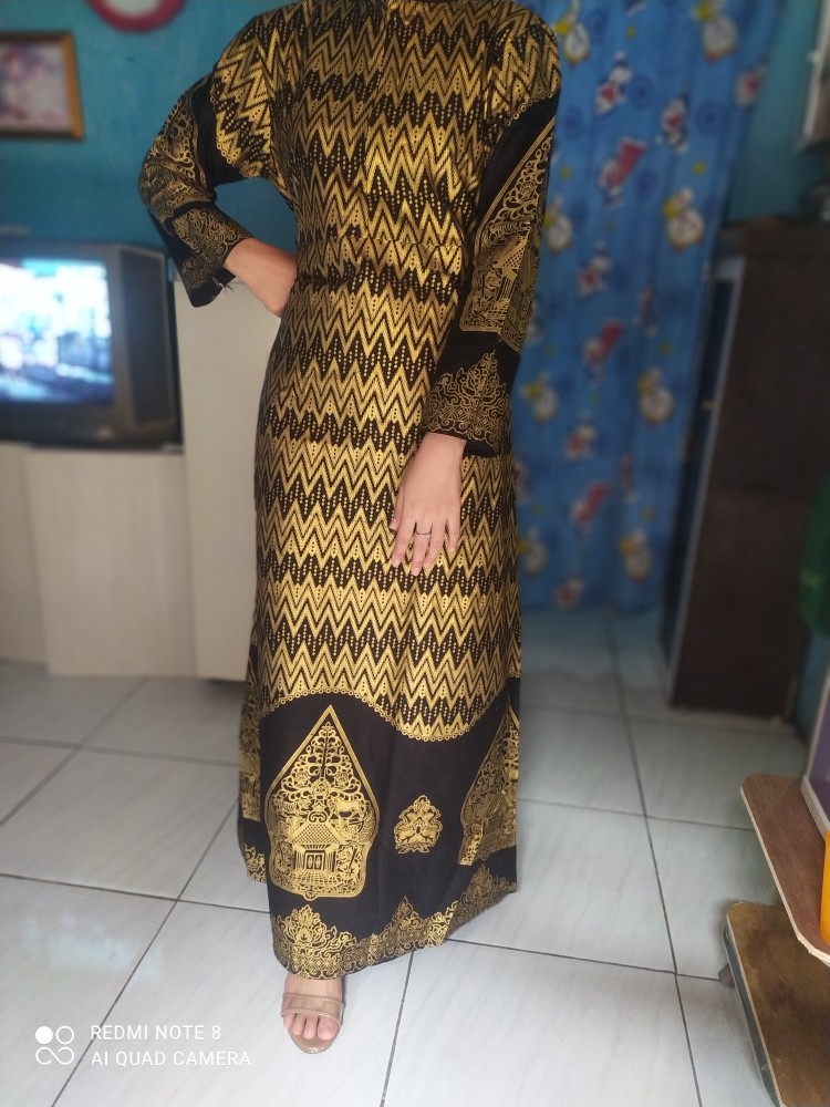 Bisa Pisah Batik Couple Keluarga Sania Ruffle Ori Ndoro Jowi Termurah Wayang Prodo