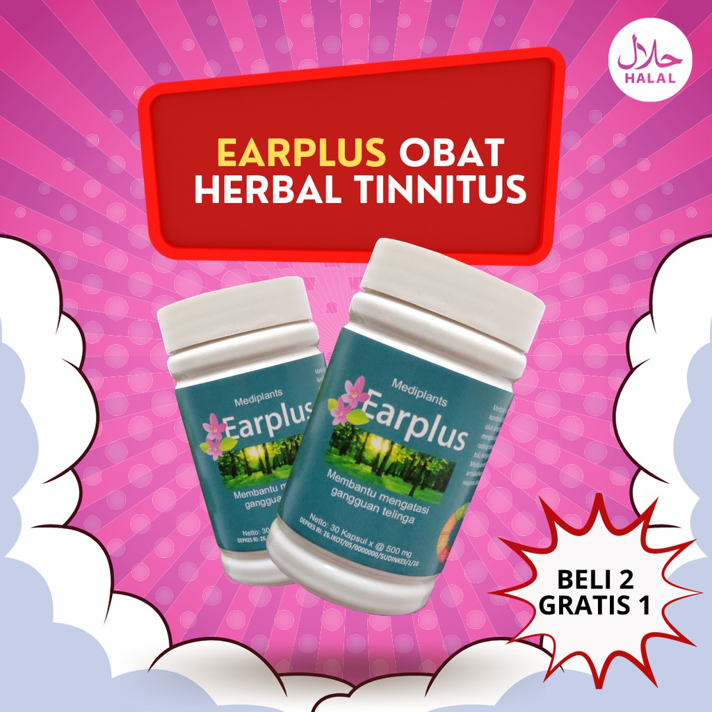 Earplus Obat Herbal Tinnitus Anak Dan Dewasa Beli 2 Gratis 1 Botol Super Hemat Shopee Indonesia