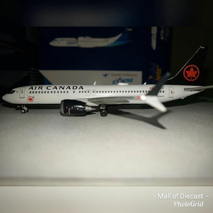 Diecast Pesawat Jet - Diecast Pesawat - Miniatur Pesawat Garuda Air Canada Boeing 737 Max 8 C-Ftjv