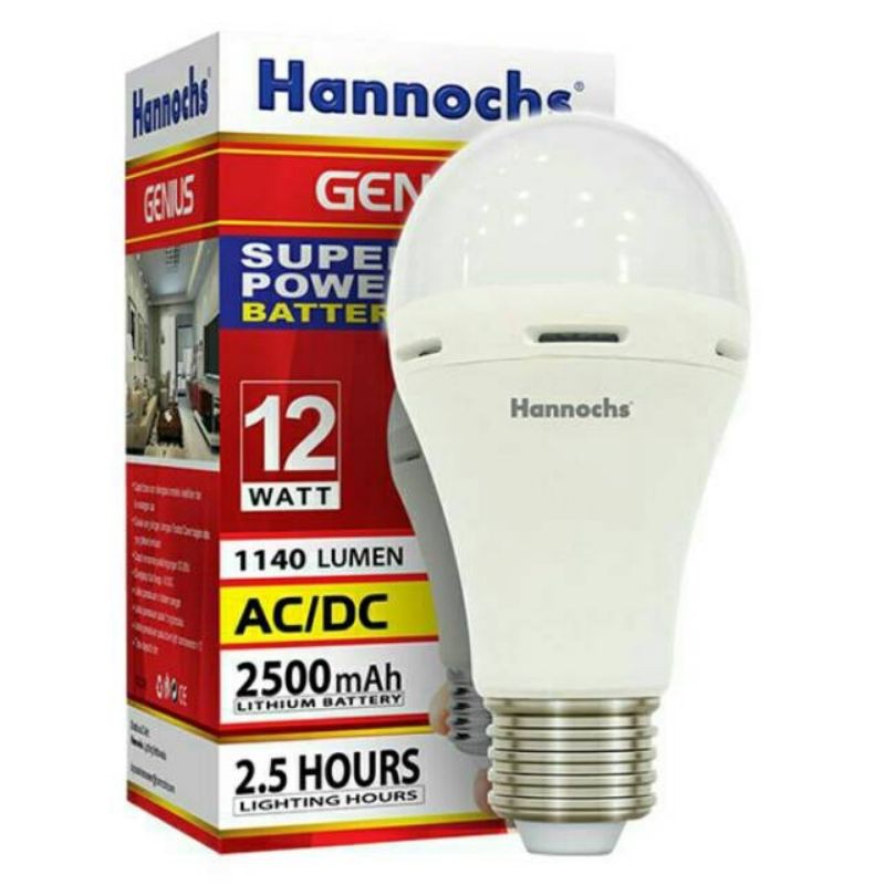 LAMPU EMERGENCY Hannochs GENIUS 12 WATT