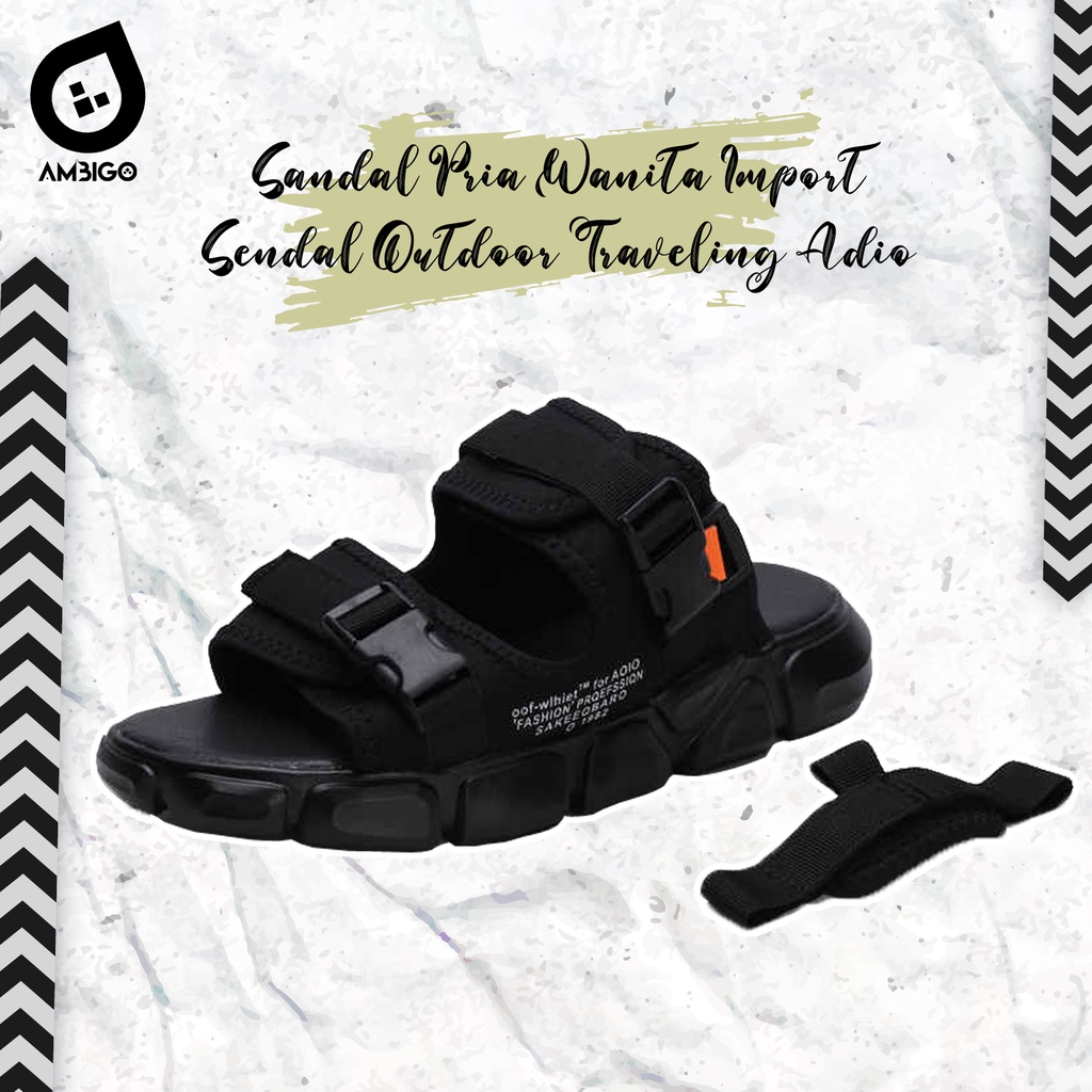 Ambigo Sandal Pria Wanita Import Sendal Outdoor Traveling ADIO