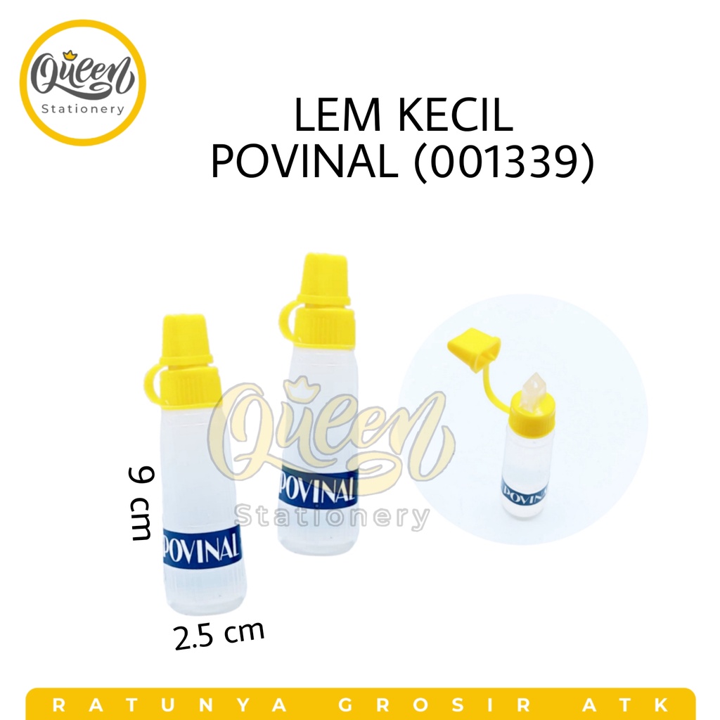 

1 PCS LEM KECIL 111 POVINAL (001339) / LEM KERTAS / LEM MURAH / LEM CAIR