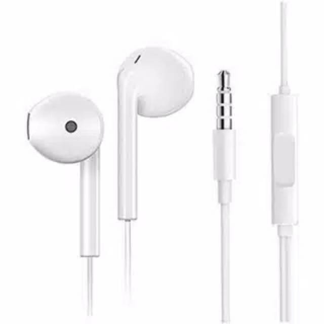 Headset R11 Half In-Ear Headphones R11 Handsfree Earphone 3.5mm - Putih