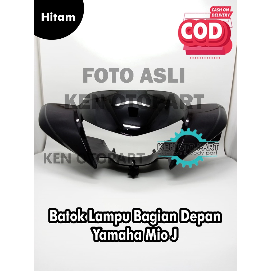 Batok Kepala Depan MIO J Hitam / Cover Batok Bagian Depan MIO J