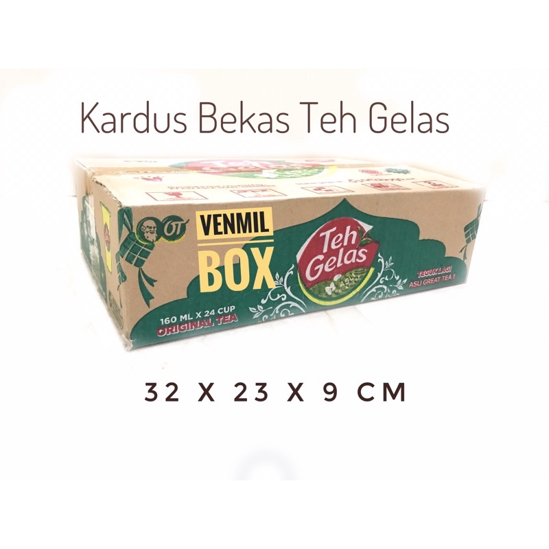 

Kardus Bekas TEH GELAS 32 x 23 x 9 cm SW 200