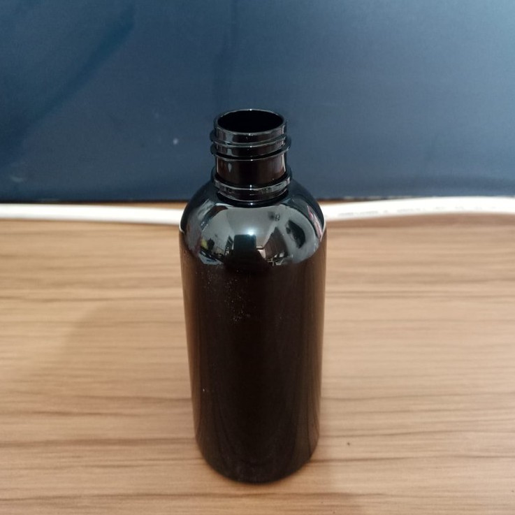 [BOTOL SAJA 25 PCS] Botol Plastik PET 60ml BR Hitam