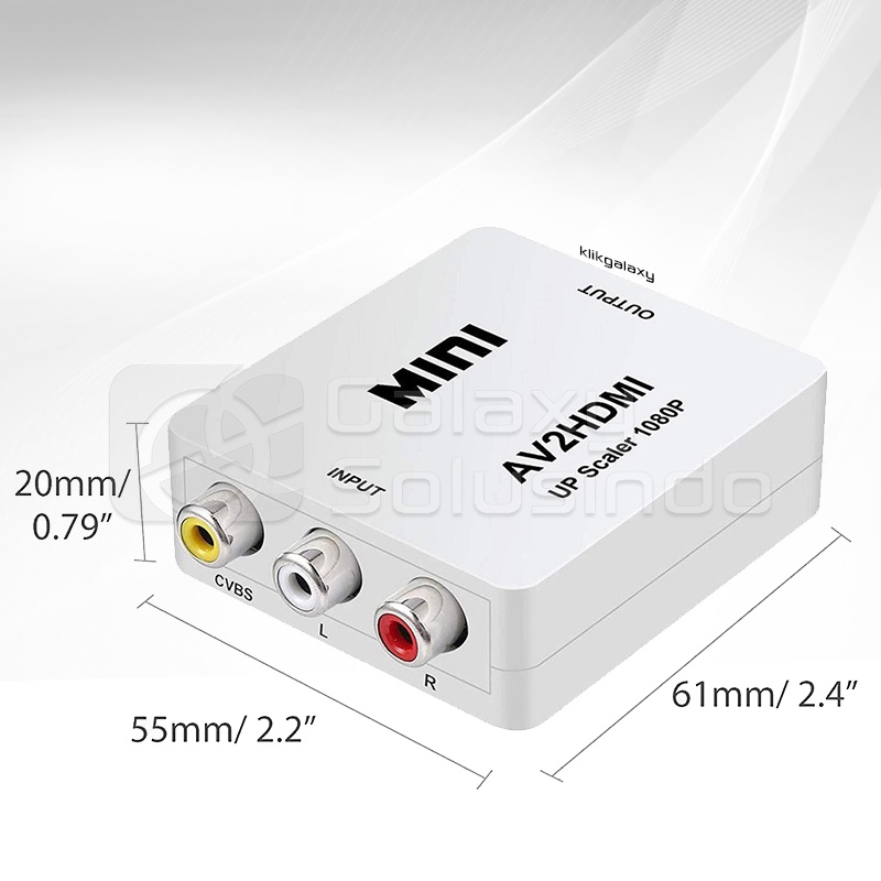 AV2HDMI Converter Minibox - AV To HDMI Adapter