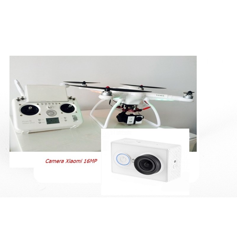 FreeX Quadcopter GPS FPV Edition + 2D Gimbal + Vtx-rx + Camera Xiaom