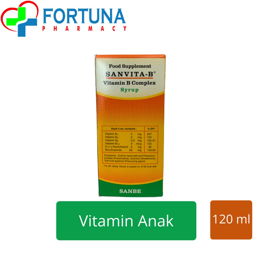 Jual Sanvita-B Sirup 120 Ml | Shopee Indonesia