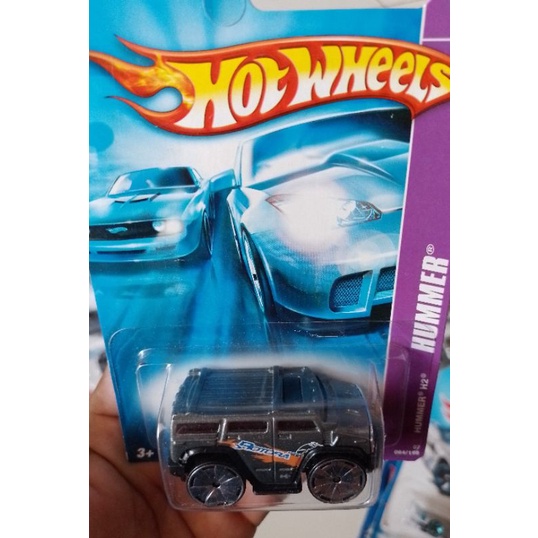 Hotwheels HUMMER H2 HW HUMMER blue card,card lawas