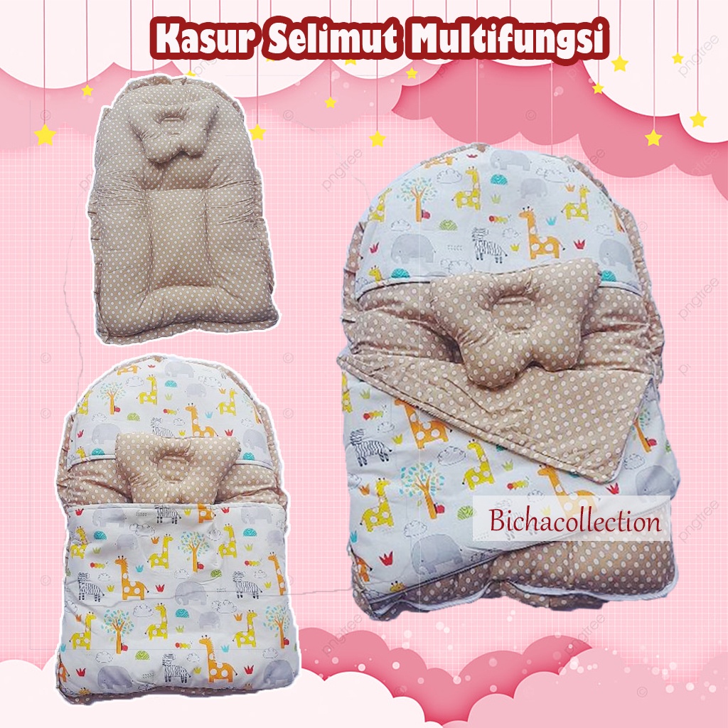 KASUR BAYI SELIMUT BAYI TOPI SLEEPING BAG RESLETING KASUR BAYI TERMURAH