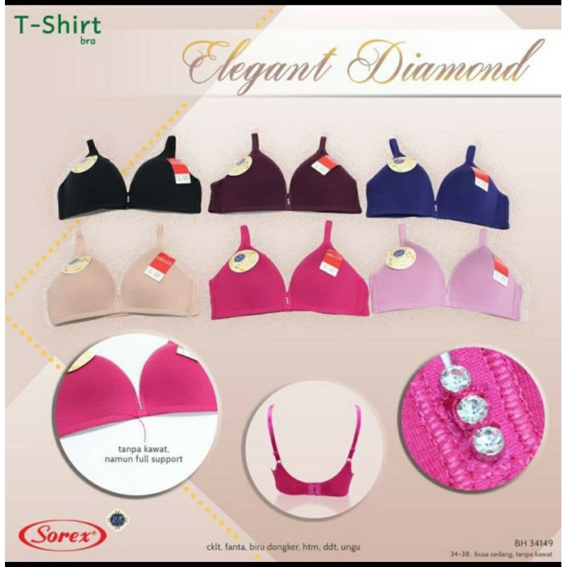 BH Sorex 34149 Tanpa Kawat T- Shirt Bra