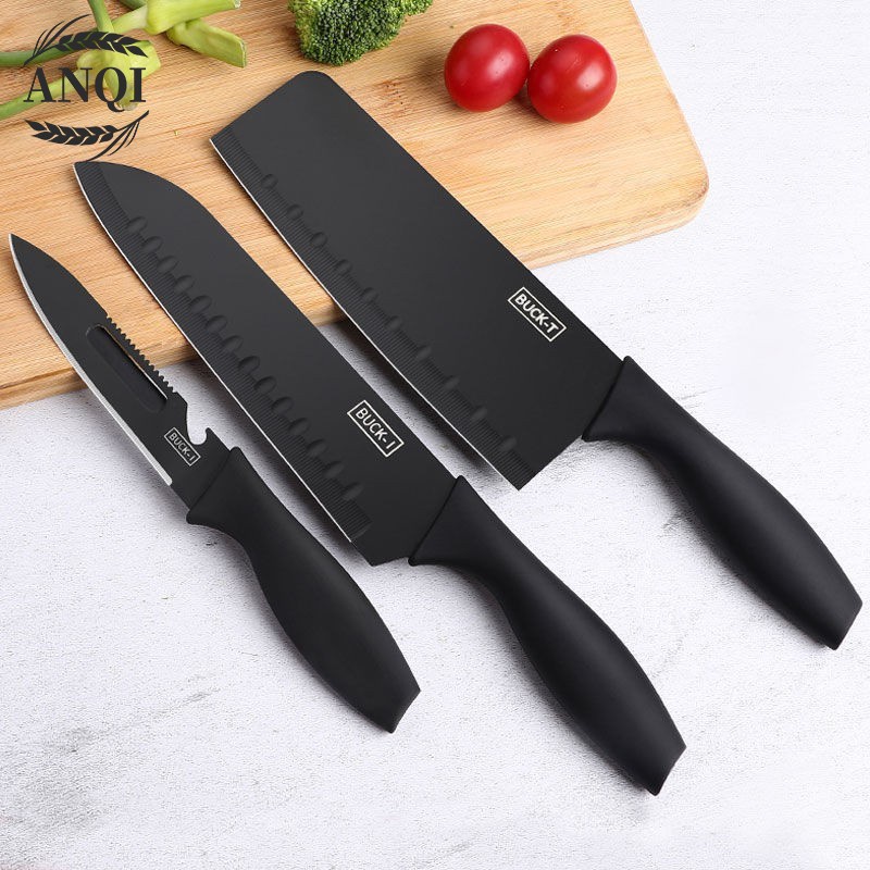 PISAU SET 7 IN 1 TALENAN / KITCHEN KNIFE SET / Pisau Dapur Set Potong Daging Dan Buah / VS-1820