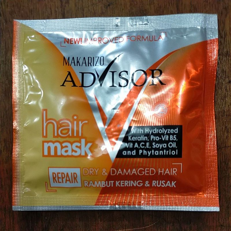 makarizo hair mask repair dry &amp; damaged hair 15ml