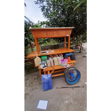 GEROBAK ANGKRINGAN / GEROBAK HIK / GEROBAK WEDANGAN KOMPLIT PERALATAN