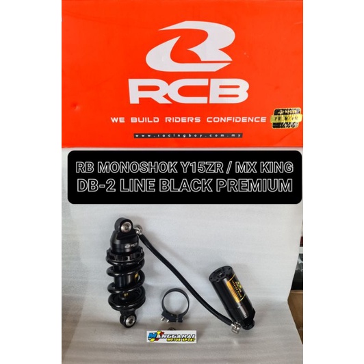 RB MONOSHOK Y15ZR MX KING DB-2 LINE BLACK PREMIUM