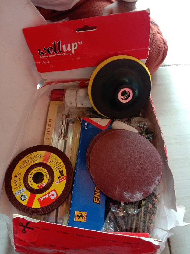 [cod] Dudukan Amplas Bulat 4 Velcro