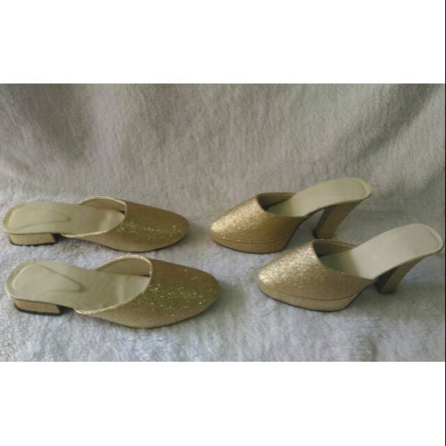 PESANAN KHUSUS SELOP MANTEN COUPLE WARNA GOLD GLITER PASIR