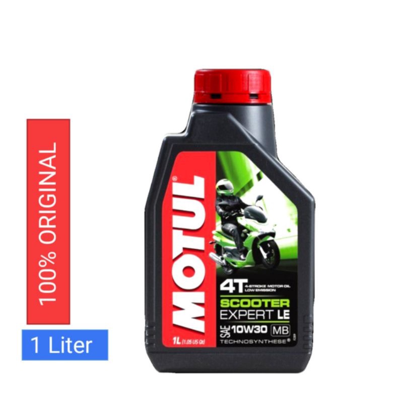 OLI MOTUL MATIC SCOOTER EXPERT LE  10W-30 1L , UNTUK SEMUA MATIC  (100% ORIGINAL)