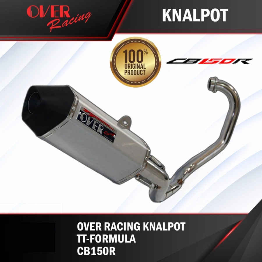 KNALPOT OVER RACING TT FORMULA HONDA CB150R