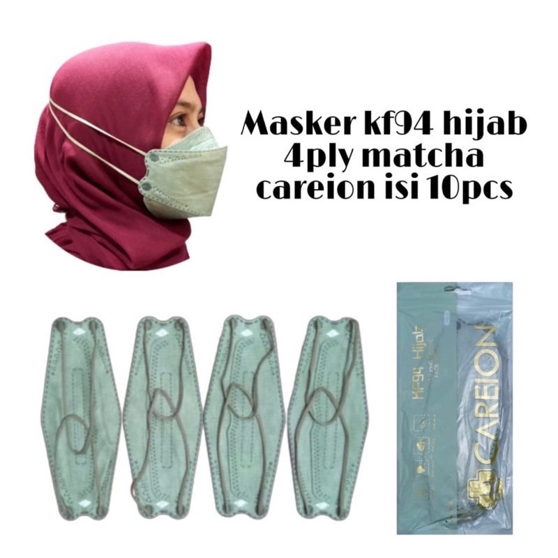 MASKER KF94 HIJAB MIX WARNA 4PLY / MASKER MURAH HEADLOOP KF 94