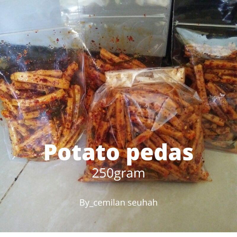 Potato pedas bantat daun jeruk isi 250 gram