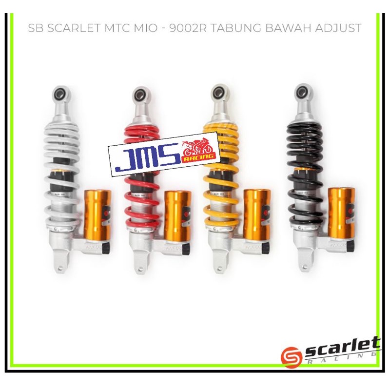 shock shockbreaker scarlet tabung bawah klik rebord fungsi ukuran 305/325 mio beat vario 110 xeon mio soul gt scoopy lexi freego soul gt124 miom3 mioj beat karbu