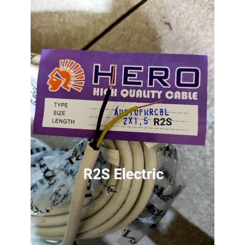 Kabel nym kawat hero 2x1.5 50meter / Kabel listrik instalasi