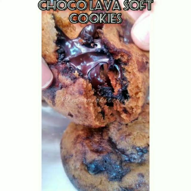 

CHOCO LAVA SOFT COOKIES/COKELAT LUMER COOKIES/SOFT COOKIES#KUE COKELAT LUMER