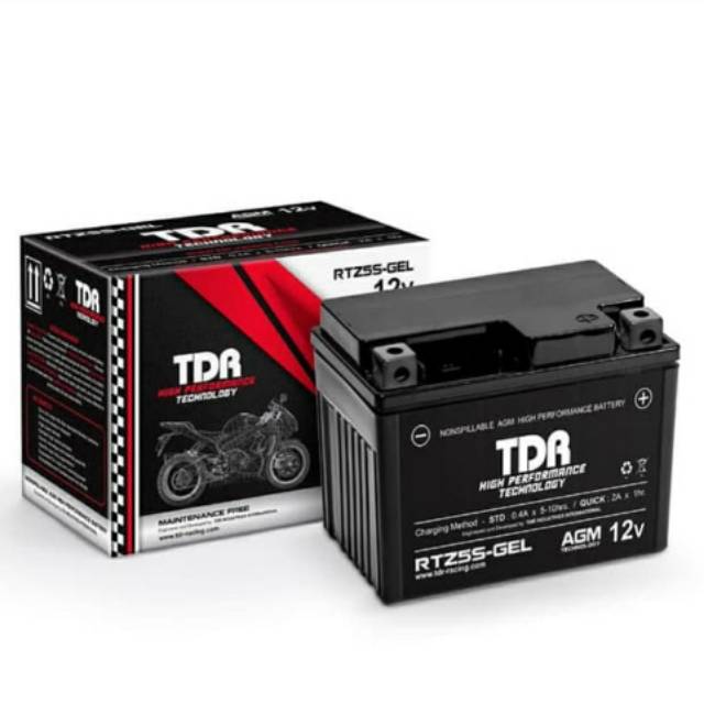 Aki Motor TDR Jupiter z New - Vixion - Xeon - Aerox 125 RTZ5S Gel
