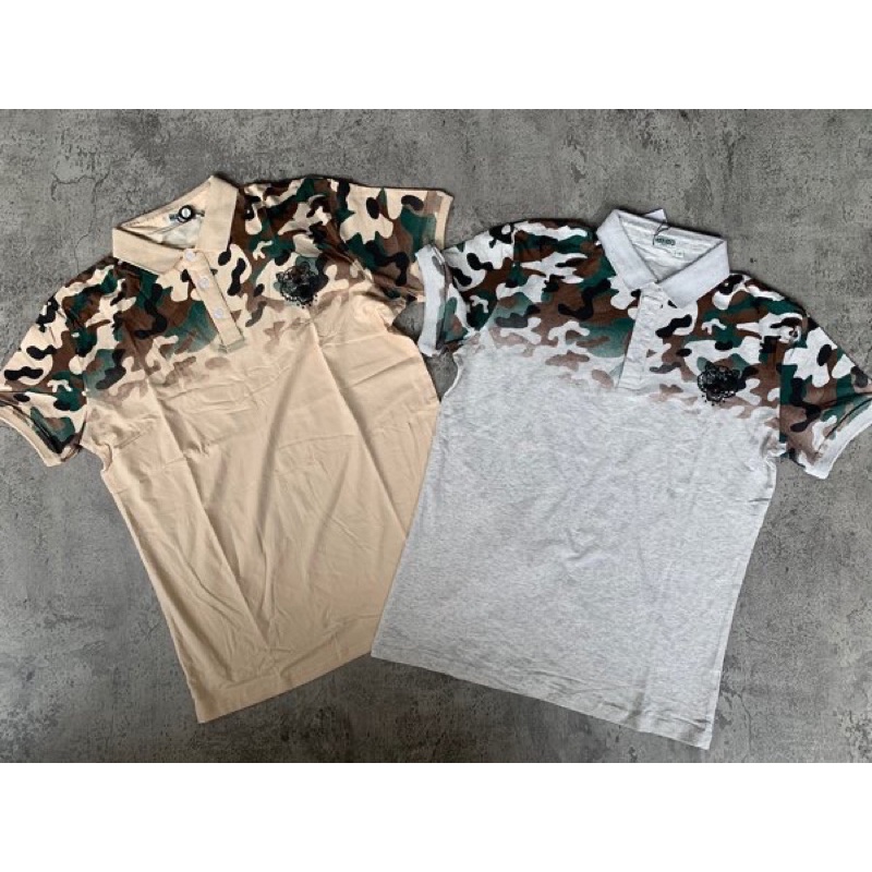 Kaos Polo Pria Knz0 Army Gradasi