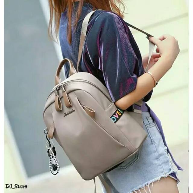 [ FREE GANTUNGAN BONEKA ] TAS RANSEL SEDNA WANITA FASHION SEKOLAH ORIGINAL IMPORT MURAH