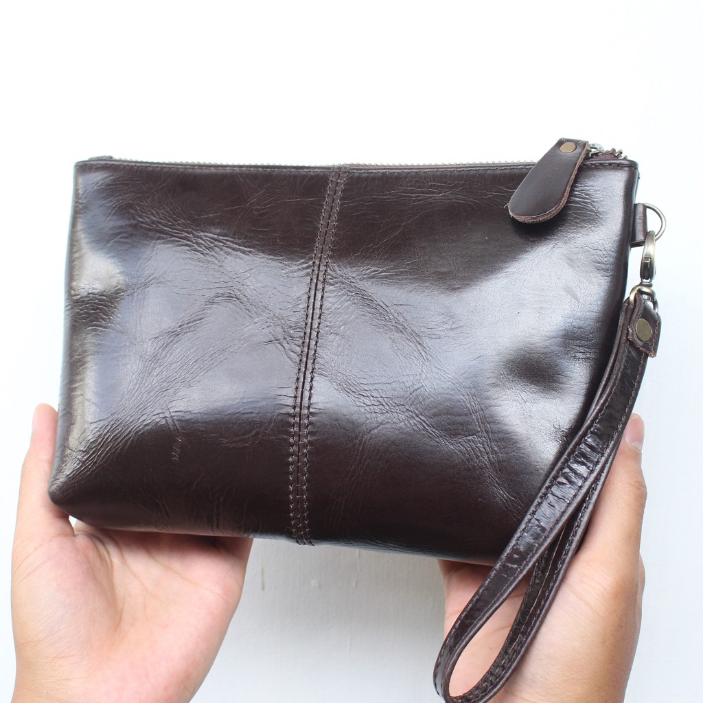 CLUTCH WANITA KULIT ASLI HELLENA / FREE GRAVIR NAMA