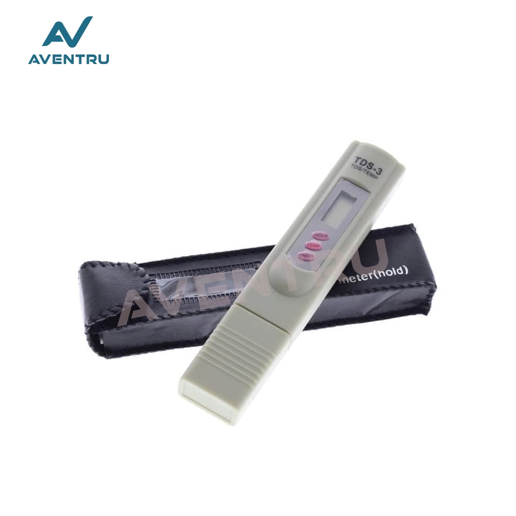 TDS Meter 3 Alat Ukur Hidroponik Air Aquarium ppm nutrisi Kolam TDS-3