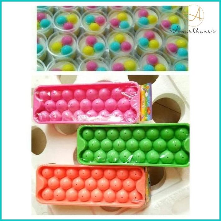 Ac - Cetakan Telur Puyuh Es Batu Puding Coklat Cetak Makanan Pudding Lucu