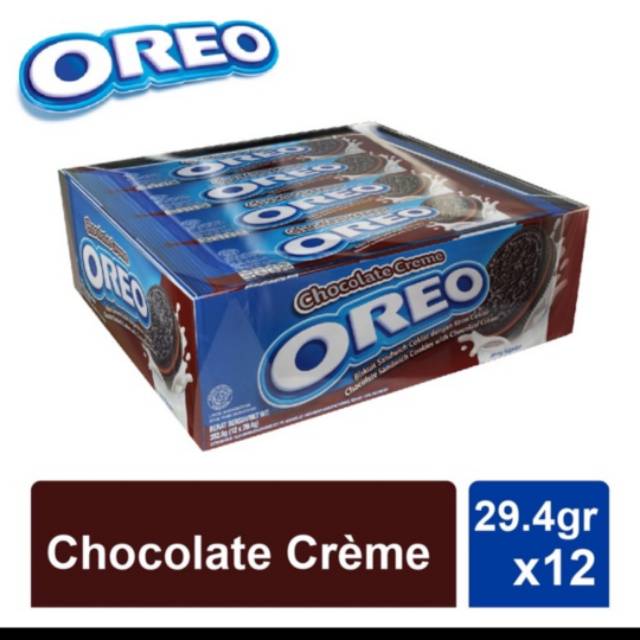 

oreo coklat cream isi 12 pcs