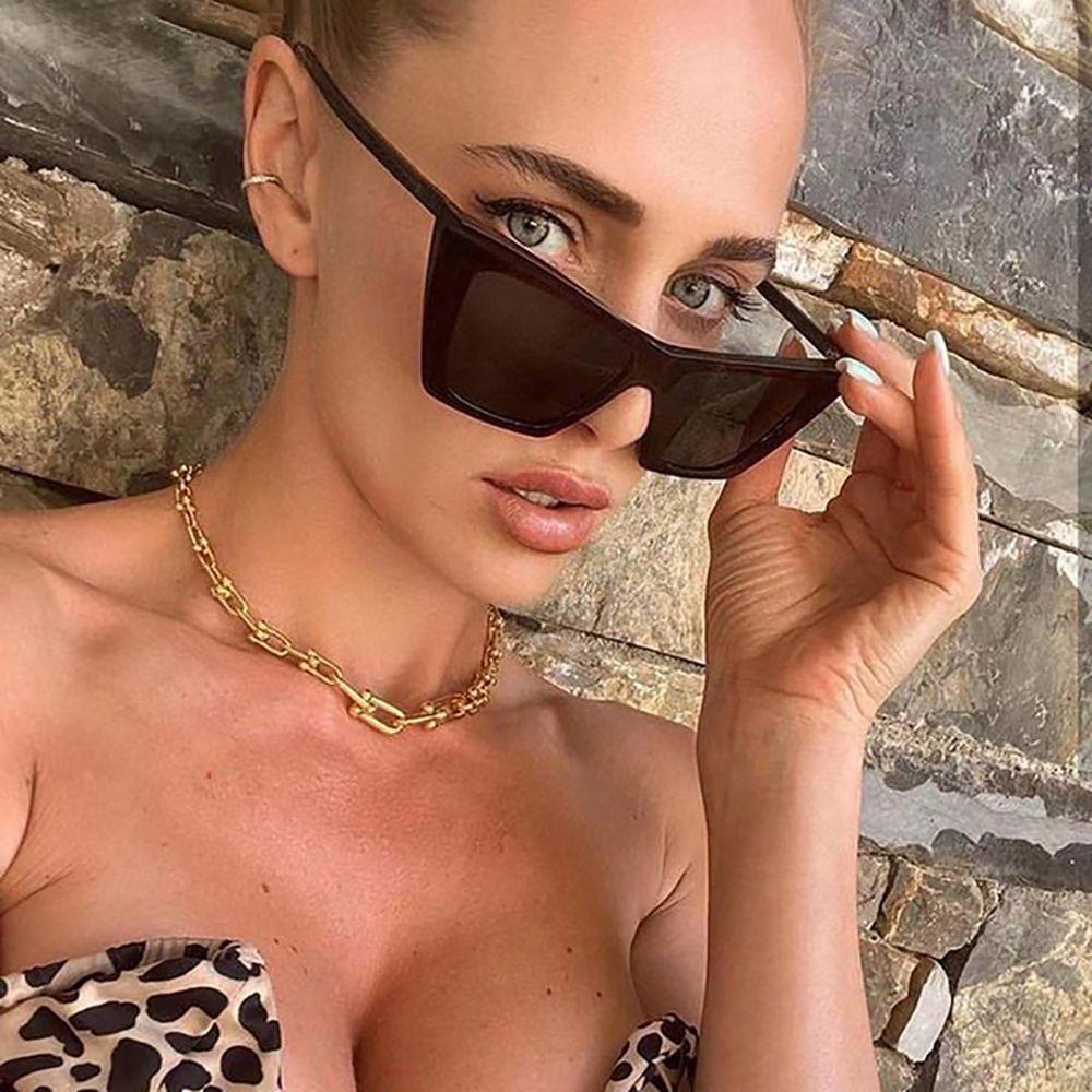 [Elegan] Cat Eye Sunglasses Cool Simple Glasses Kacamata Perlindungan Anti Radiasi Perempuan Korea Kaca Anti Radiasi Kacamata Anti Radiasi Untuk Wanita Eyewear Women Glasses