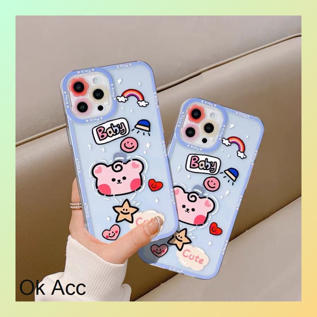 FH26 Softcase Protection Teddy Bear Xiaomi Redmi 9 Prime 9A 9i 9C 9T Note 8 Pro 9 Poco M3 X3 Pro, Samsung A02/M02 A02s/M02s A10 A10s A11/M11 A12 A20/A30/M10s A20s A21s A50 A50s A30s J2 Prime