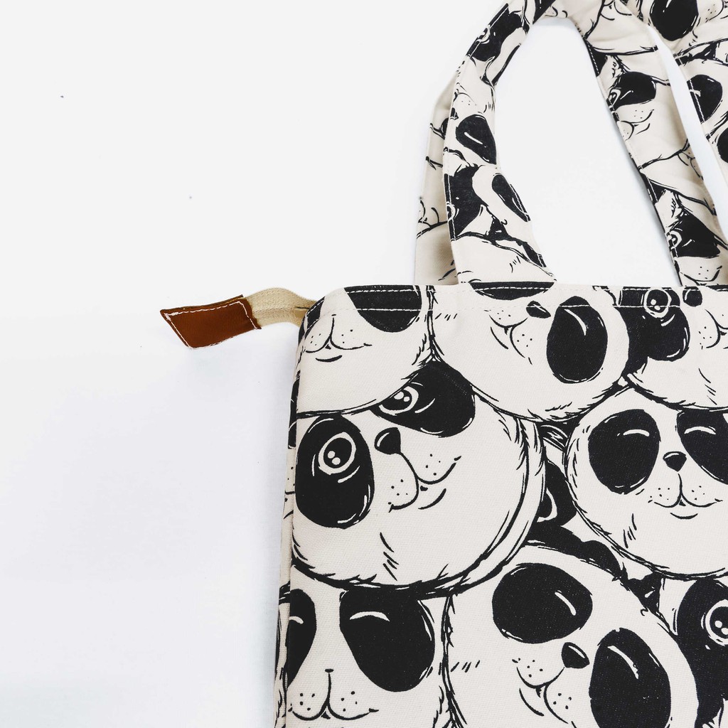 Tote Bag Kanvas Panda