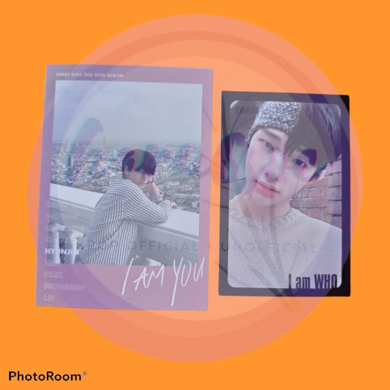 STRAY KIDS HYUNJIN - (BOOKED) I AM WHO PHOTOCARD + (AVAIL) I AM YOU POLA