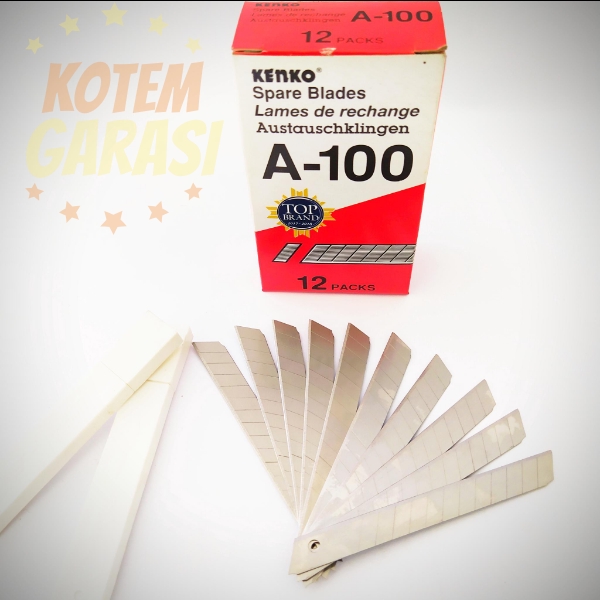 

KOTEM GARASI ISI CUTTER KECIL A-100 KENKO REFILL MATA PISAU CUTTER