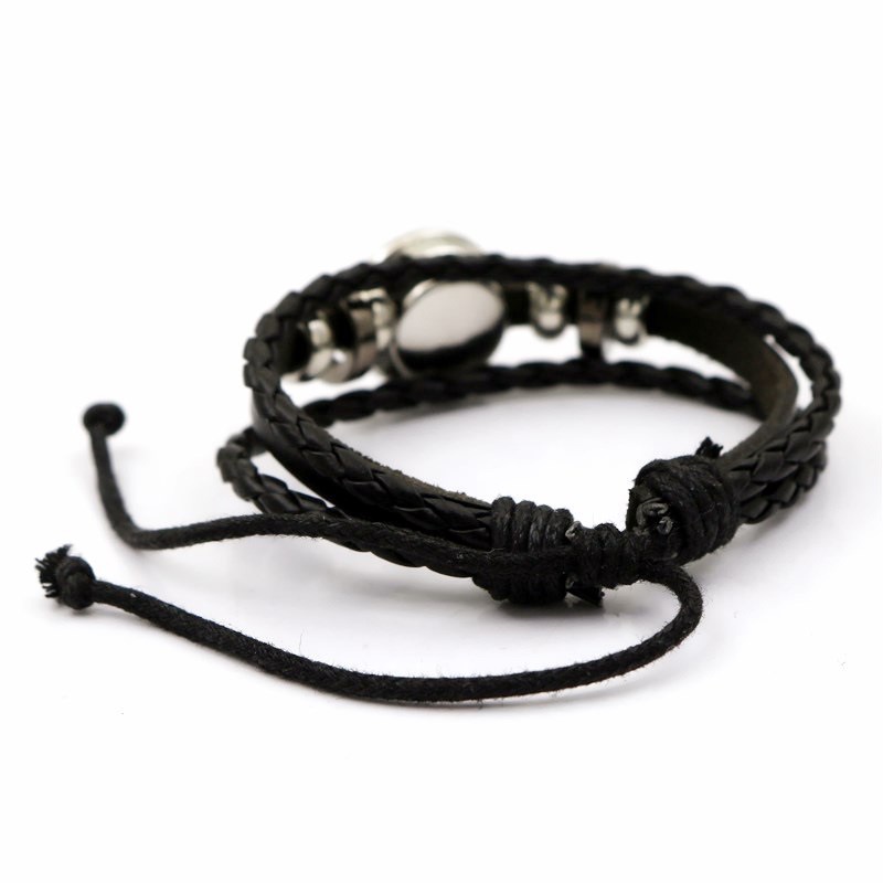 Gelang Kulit Gaya Vintage Viking Untuk Pria