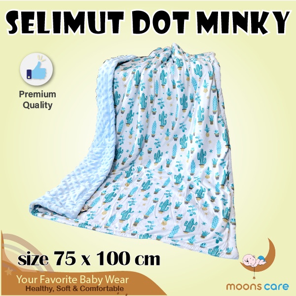 SELIMUT DOT MINKY SELIMUT BAYI SELIMUT ANAK SELIMUT MOTIF SELIMUT HANGAT UNTUK BAYI DAN ANAK BAHAN LEMBUT DAN TEBAL